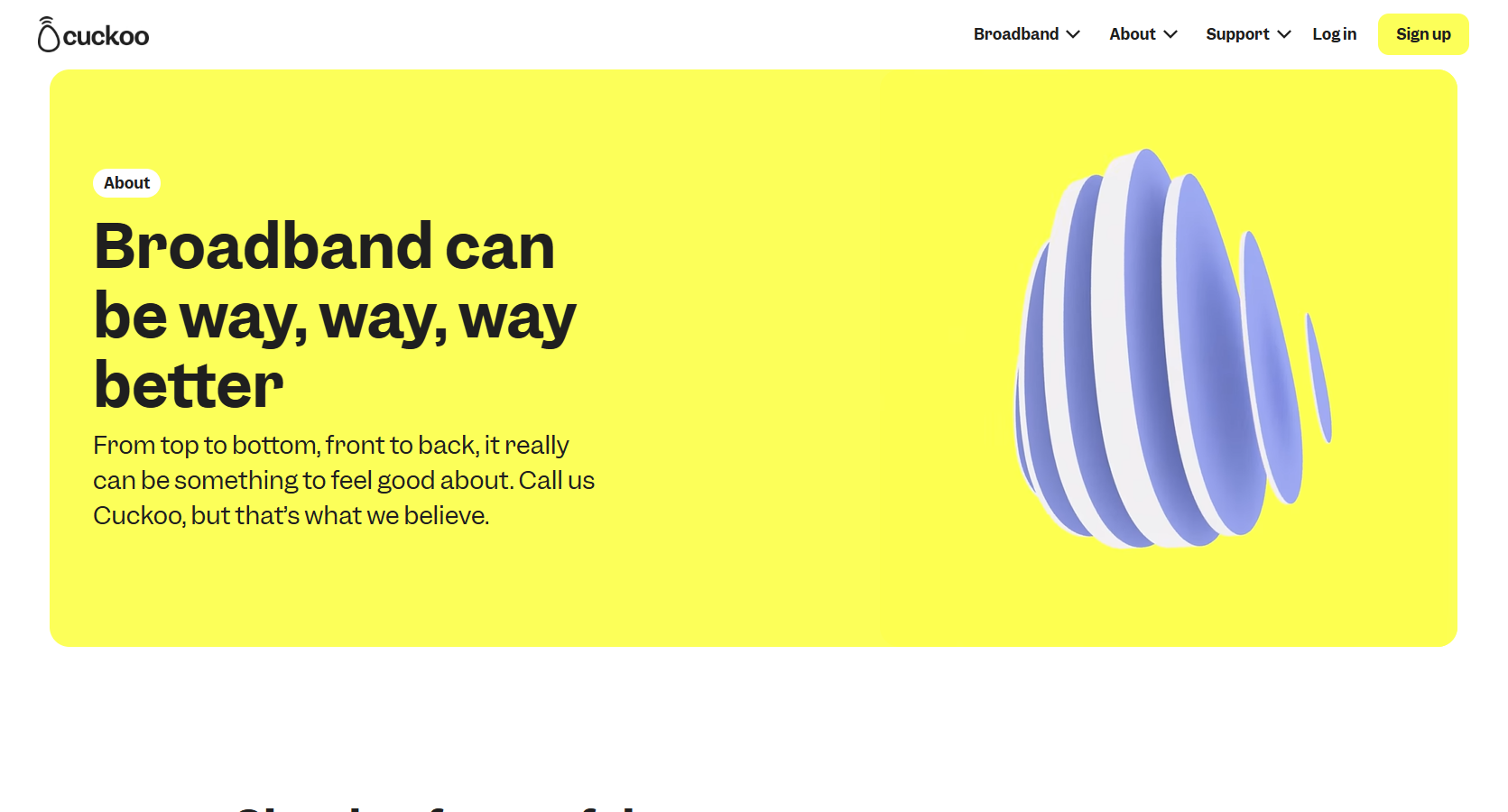 Cuckoo Broadband Website