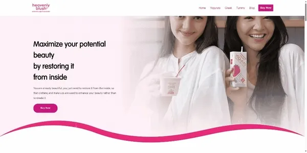 Heavenly Blush Website