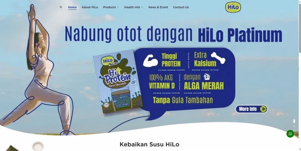 HiLo Nutrifood Website
