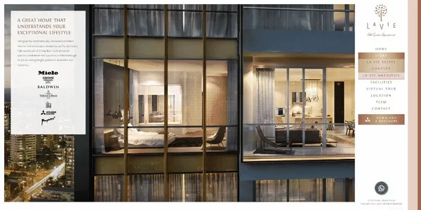 La Vie All Suites Website